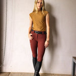 CRINIĒRE Chloe Lightweight Breeches | Burgundy - C R I N I Ē R E - Equiluxe Tack