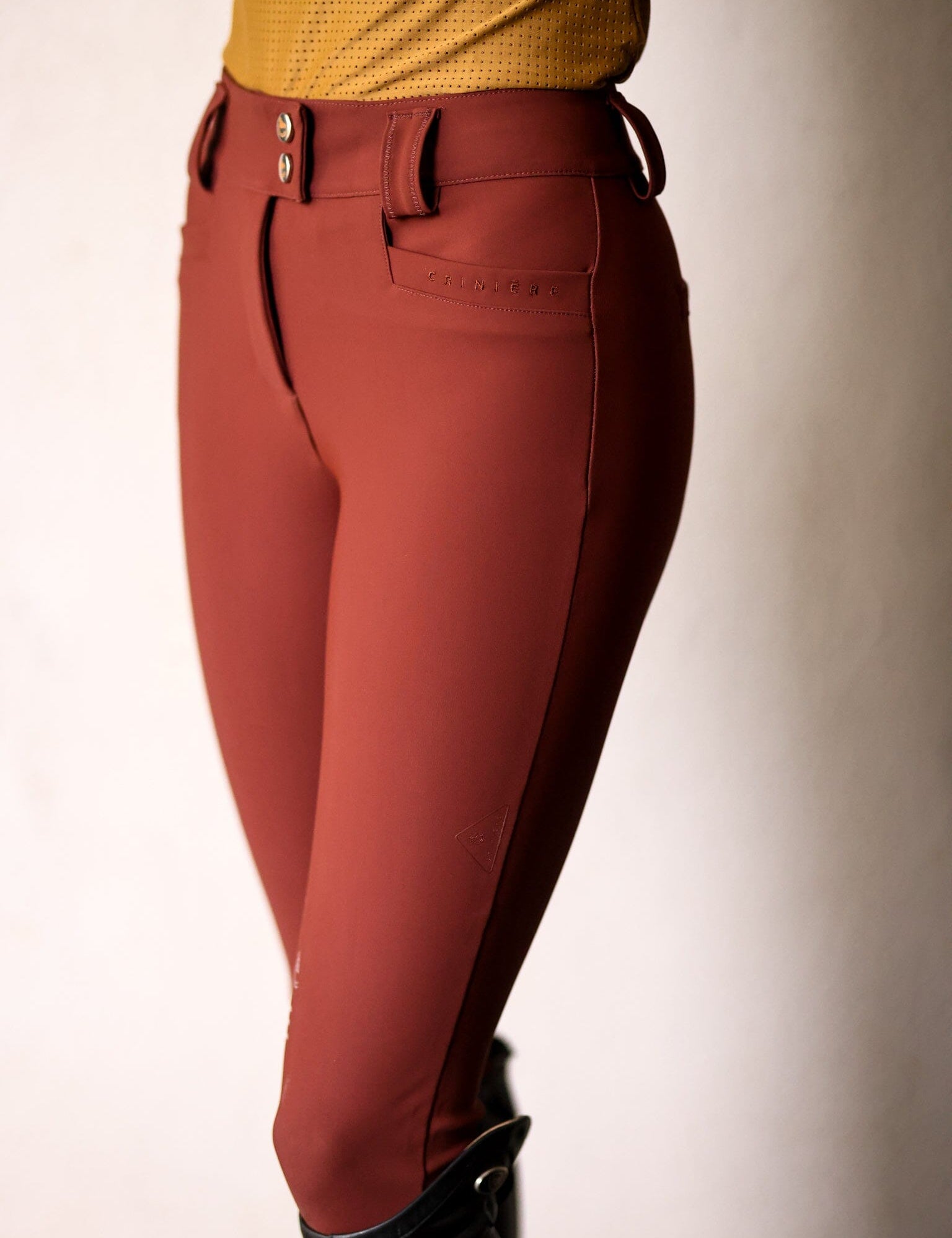 CRINIĒRE Chloe Lightweight Breeches | Burgundy - C R I N I Ē R E - Equiluxe Tack