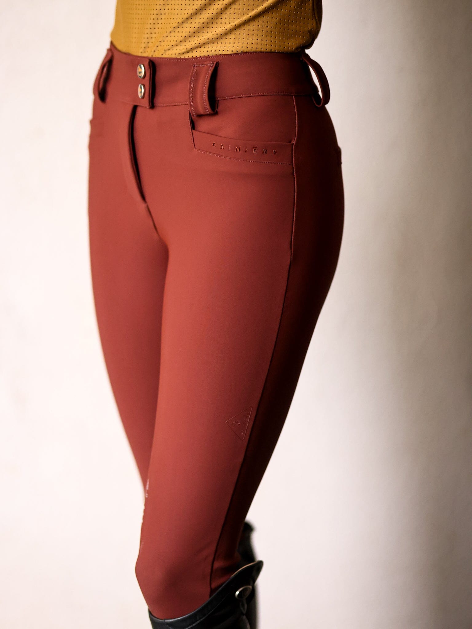 CRINIĒRE Chloe Lightweight Breeches | Burgundy - C R I N I Ē R E - Equiluxe Tack