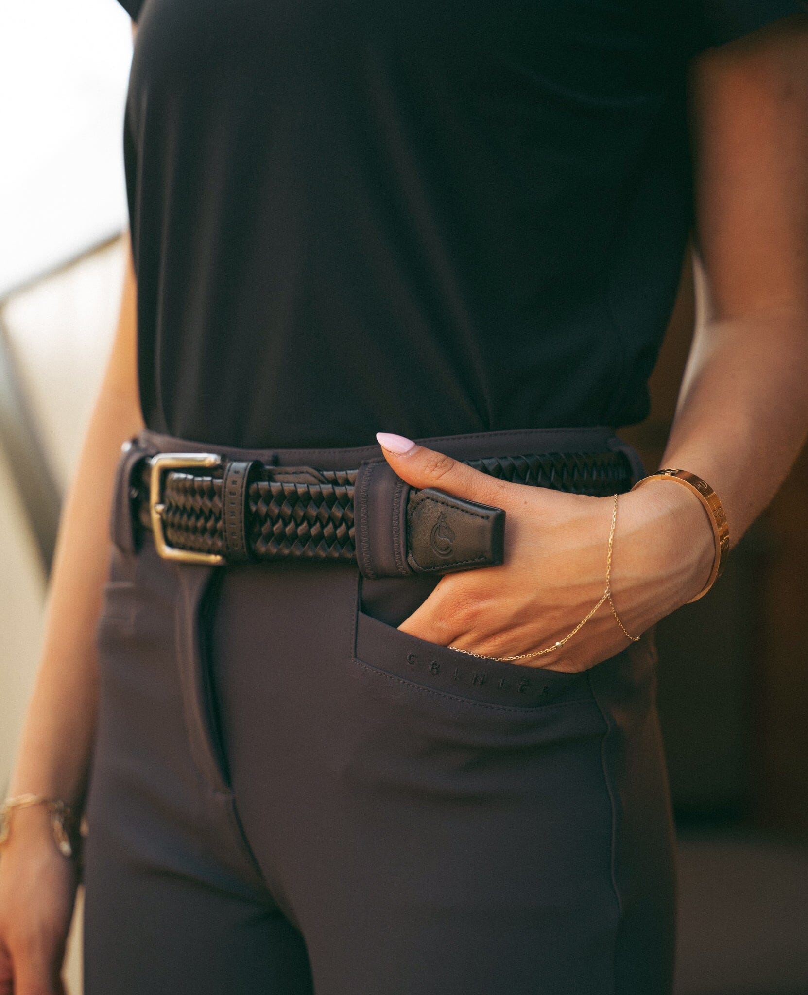 CRINIĒRE Chloe Lightweight Breeches | Graphite - C R I N I Ē R E - Equiluxe Tack