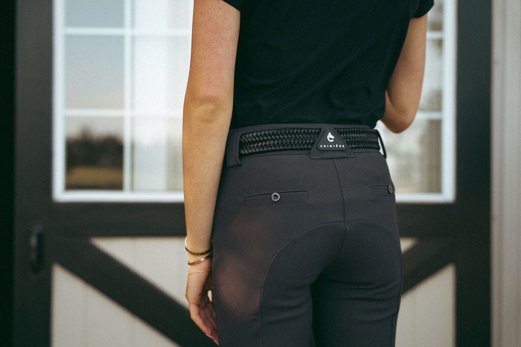 CRINIĒRE Chloe Lightweight Breeches | Graphite - C R I N I Ē R E - Equiluxe Tack