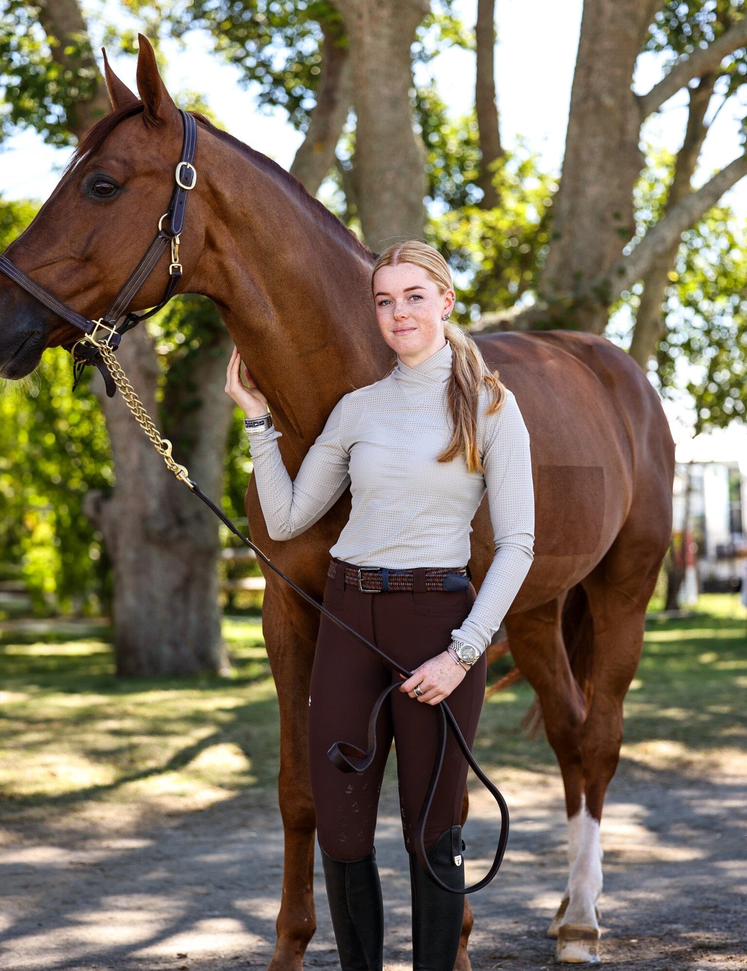 CRINIĒRE Chloe Lightweight Breeches | Mocha - C R I N I Ē R E - Equiluxe Tack