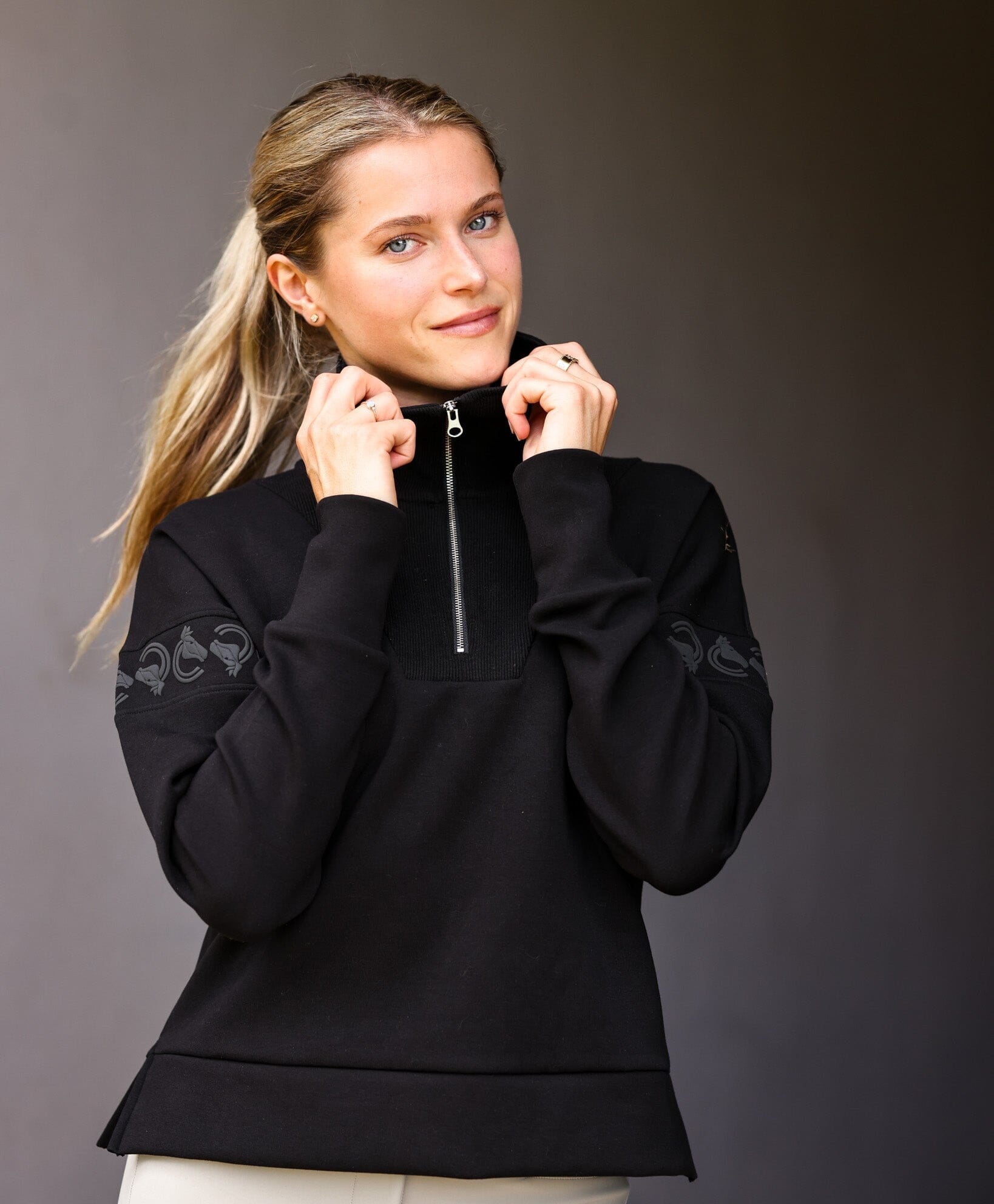 CRINIĒRE Claire Sweater | Black - C R I N I Ē R E - Equiluxe Tack