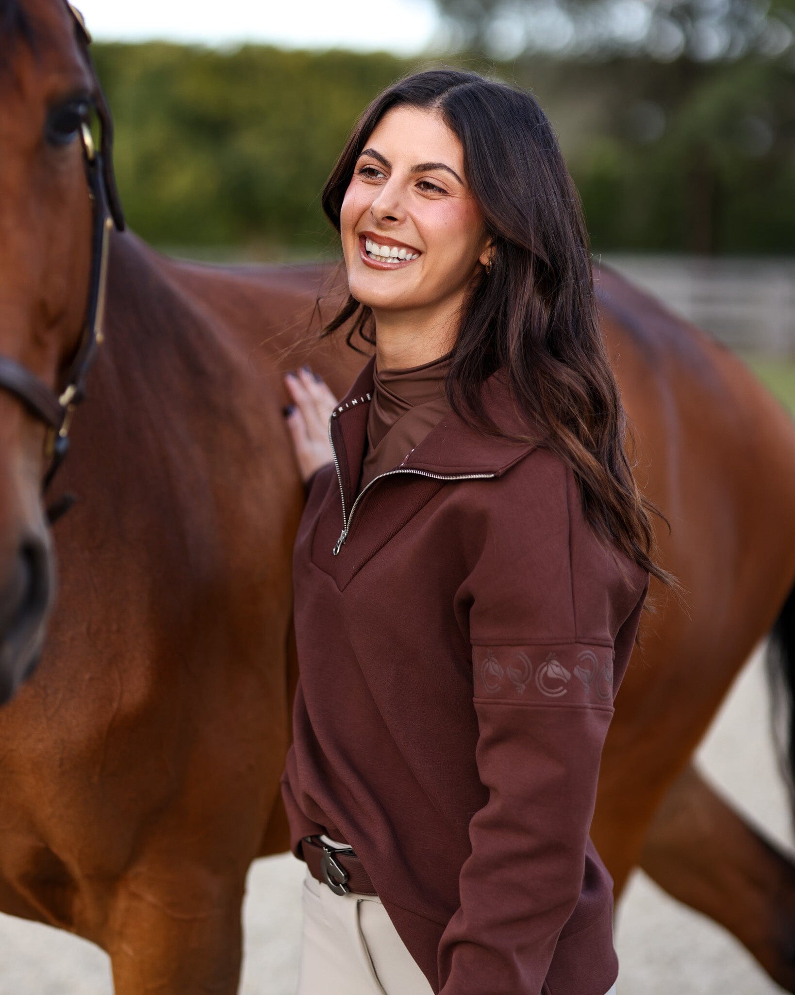 CRINIĒRE Claire Sweater | Mocha - C R I N I Ē R E - Equiluxe Tack