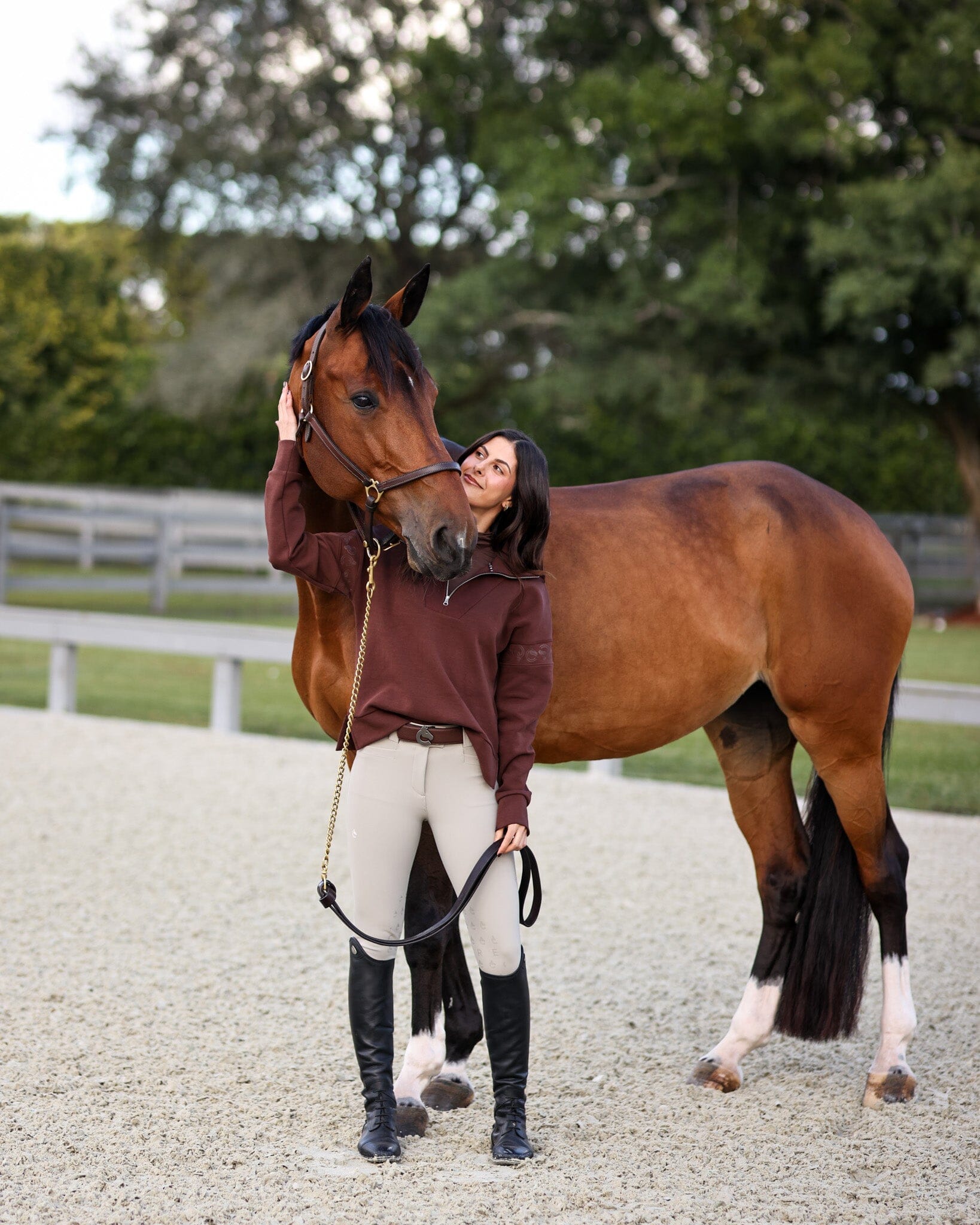 CRINIĒRE Claire Sweater | Mocha - C R I N I Ē R E - Equiluxe Tack