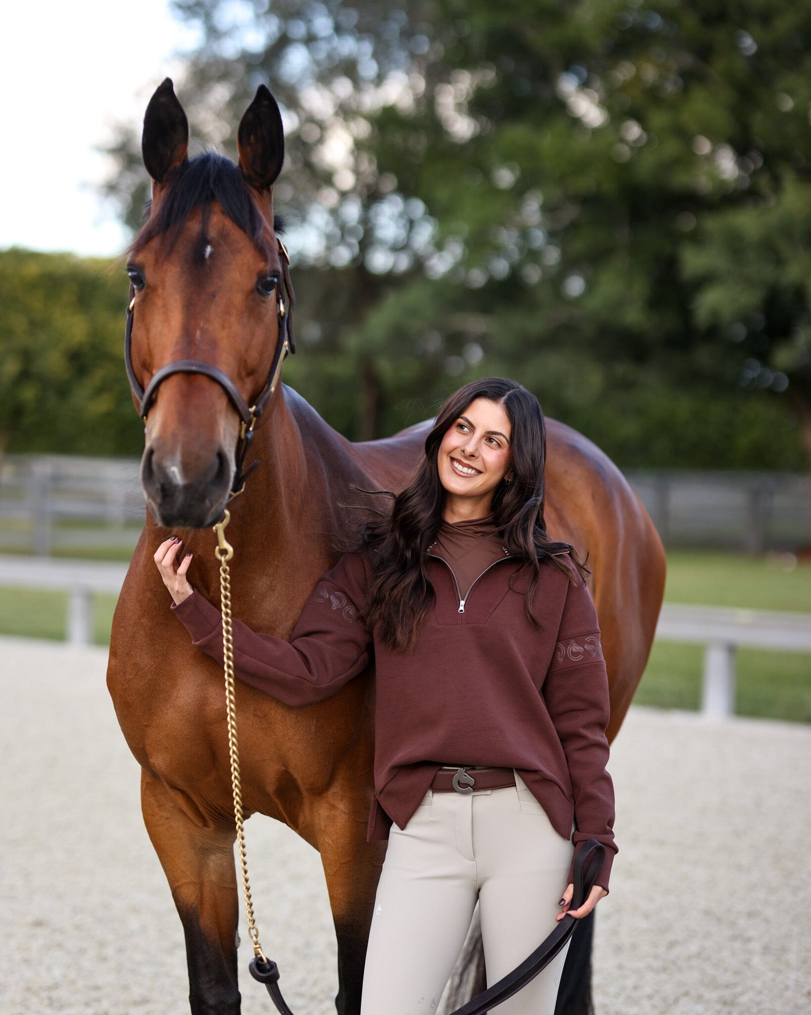 CRINIĒRE Claire Sweater | Mocha - C R I N I Ē R E - Equiluxe Tack