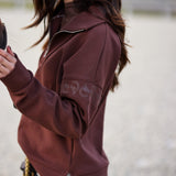 CRINIĒRE Claire Sweater | Mocha - C R I N I Ē R E - Equiluxe Tack