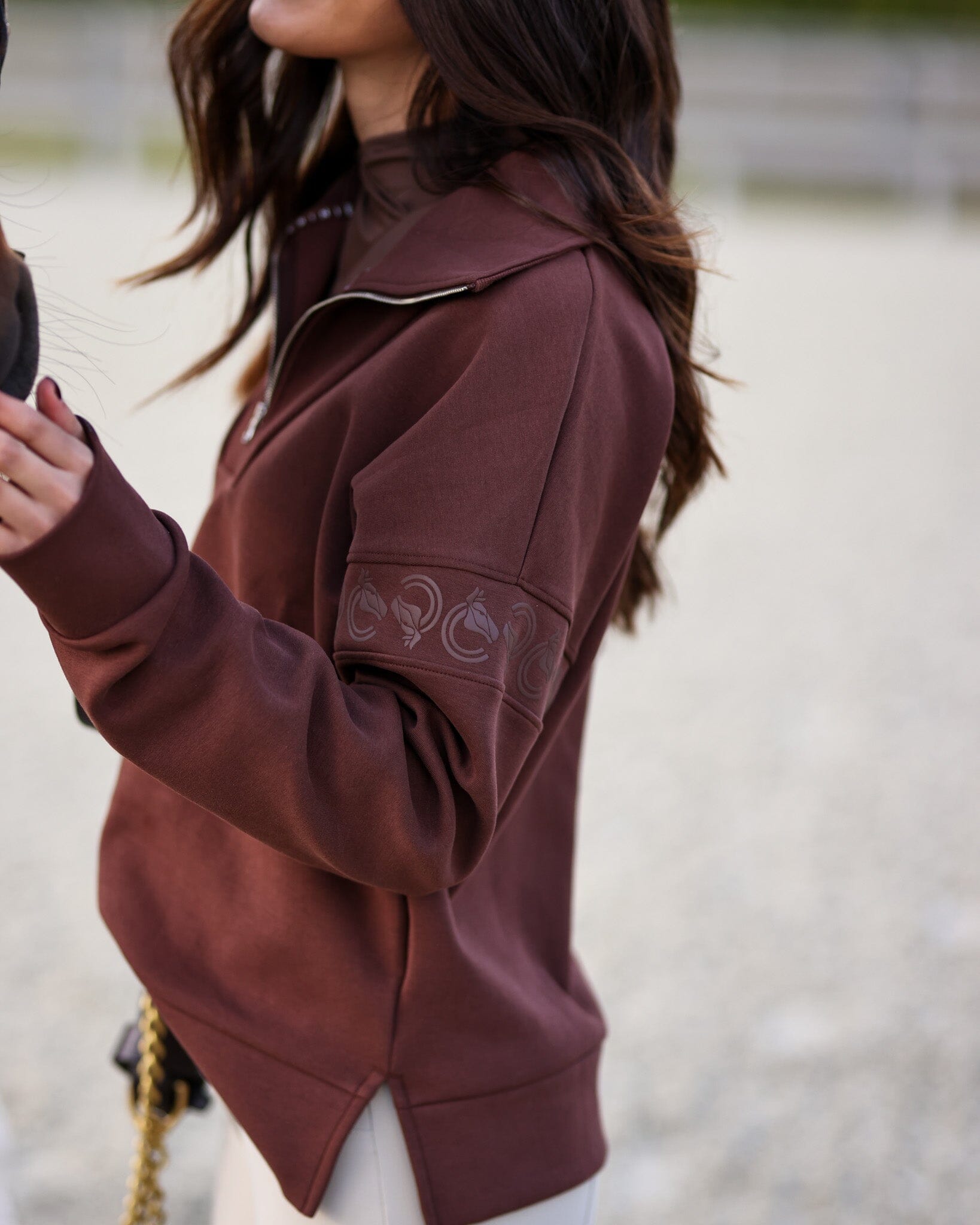 CRINIĒRE Claire Sweater | Mocha - C R I N I Ē R E - Equiluxe Tack