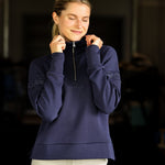 CRINIĒRE Claire Sweater | Navy - C R I N I Ē R E - Equiluxe Tack