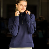 CRINIĒRE Claire Sweater | Navy - C R I N I Ē R E - Equiluxe Tack