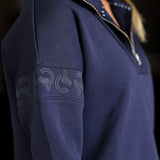 CRINIĒRE Claire Sweater | Navy - C R I N I Ē R E - Equiluxe Tack