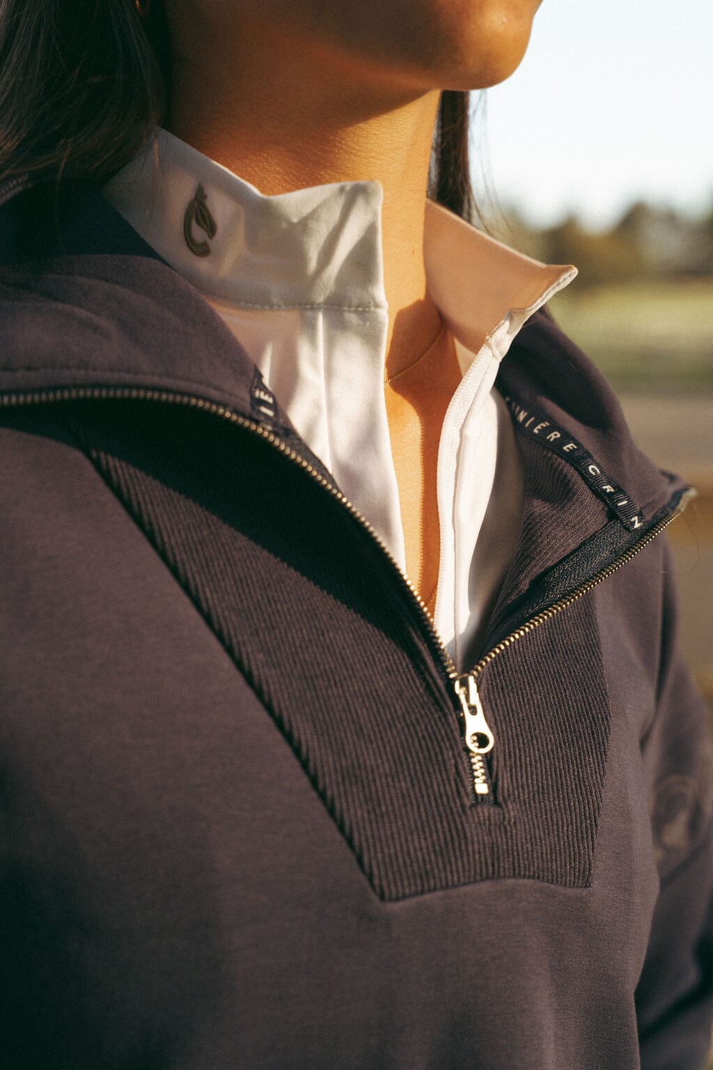 CRINIĒRE Claire Sweater | Navy - C R I N I Ē R E - Equiluxe Tack