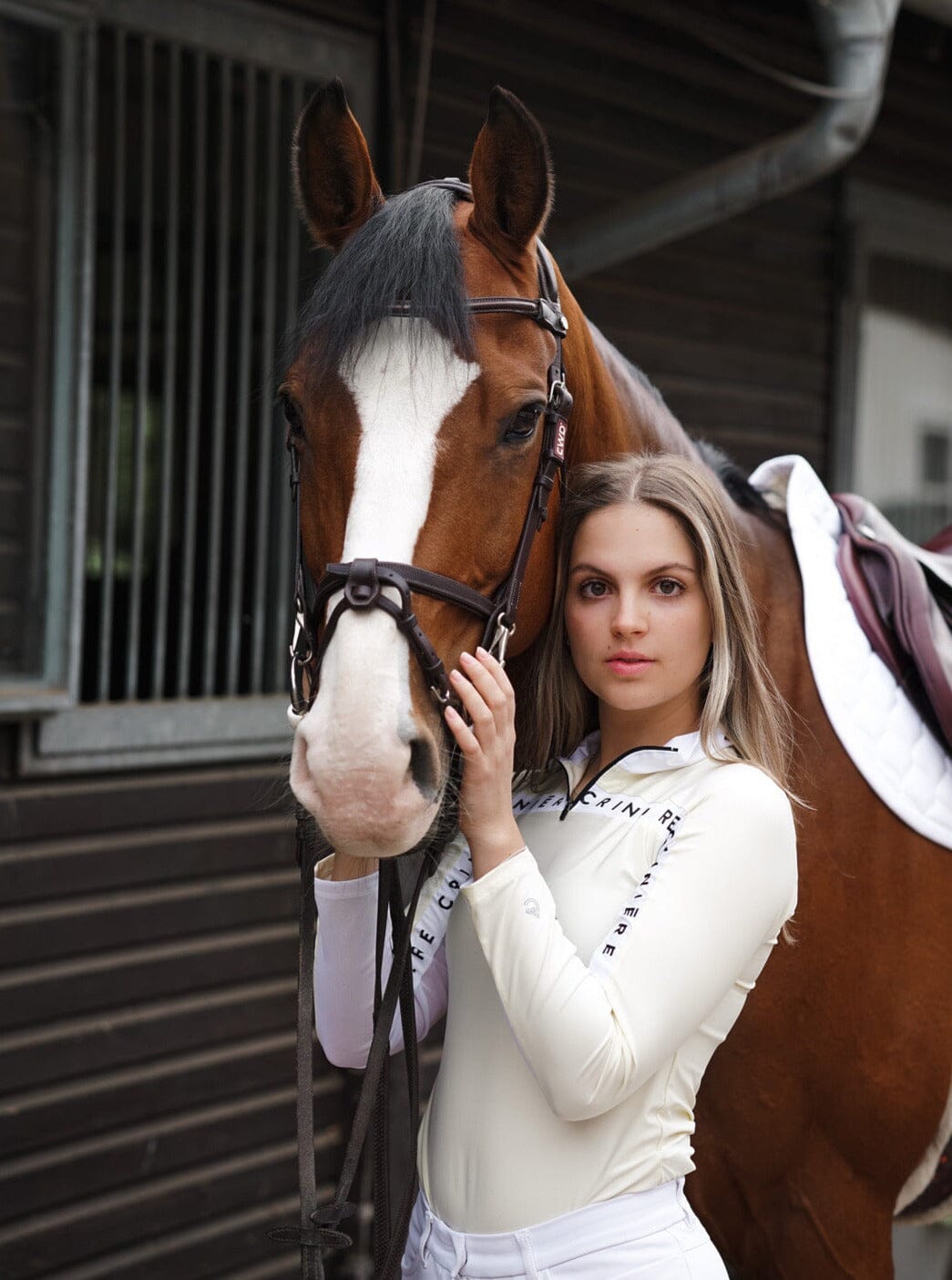 Criniere Devon Cream Estella Riding Shirt - CriniereLife - Equiluxe Tack