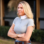 CRINIĒRE Diana High Compression Full Seat Breeches | Slate Blue - C R I N I Ē R E - Equiluxe Tack