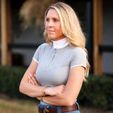 CRINIĒRE Diana High Compression Full Seat Breeches | Slate Blue - C R I N I Ē R E - Equiluxe Tack