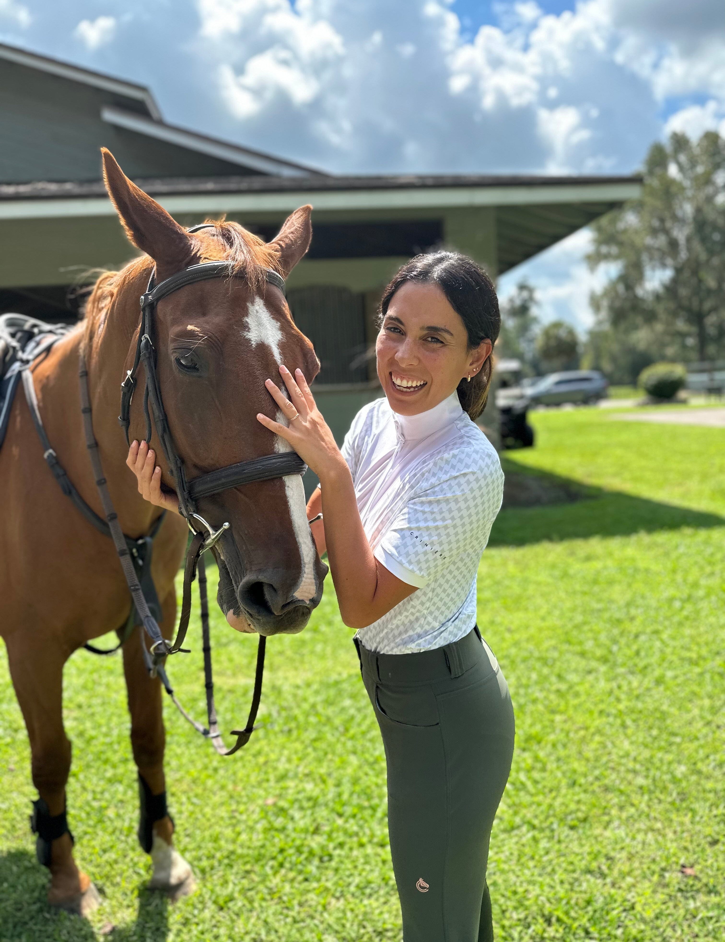 Crinière Helen Short Sleeve Show Shirt - Prints - CriniereLife - Equiluxe Tack