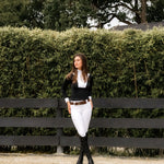 CRINIERE Helen Show Shirt | Black - Equiluxe Tack