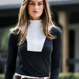 CRINIERE Helen Show Shirt | Black - Equiluxe Tack