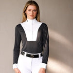 CRINIERE Helen Show Shirt | Graphite - Equiluxe Tack
