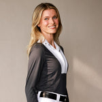 CRINIERE Helen Show Shirt | Graphite - Equiluxe Tack