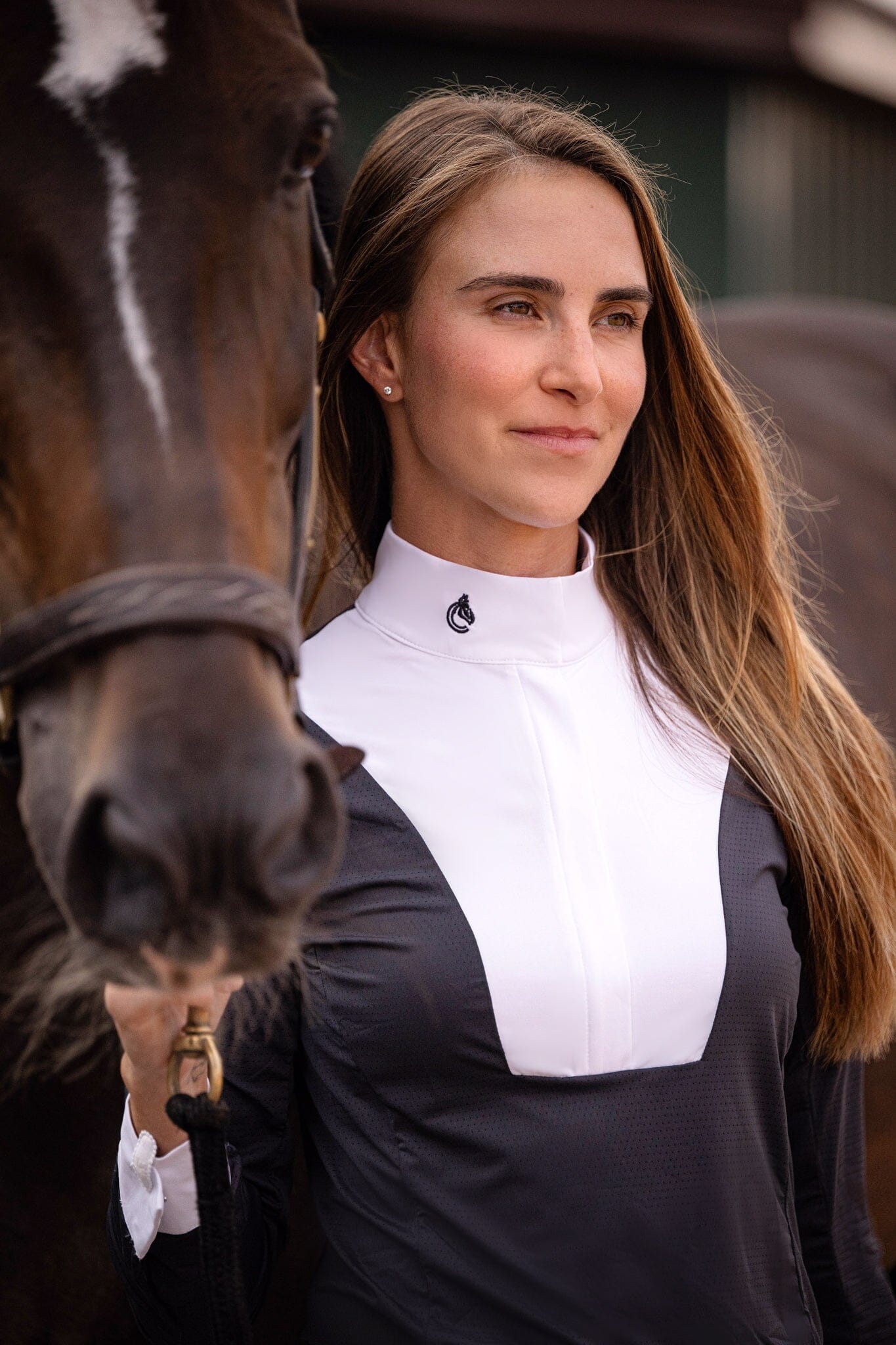 CRINIERE Helen Show Shirt | Graphite - Equiluxe Tack