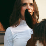 CRINIERE Holly Show Shirt Long Sleeve | White - CriniereLife - Equiluxe Tack