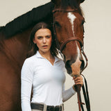CRINIERE Holly Show Shirt LS | White - Equiluxe Tack