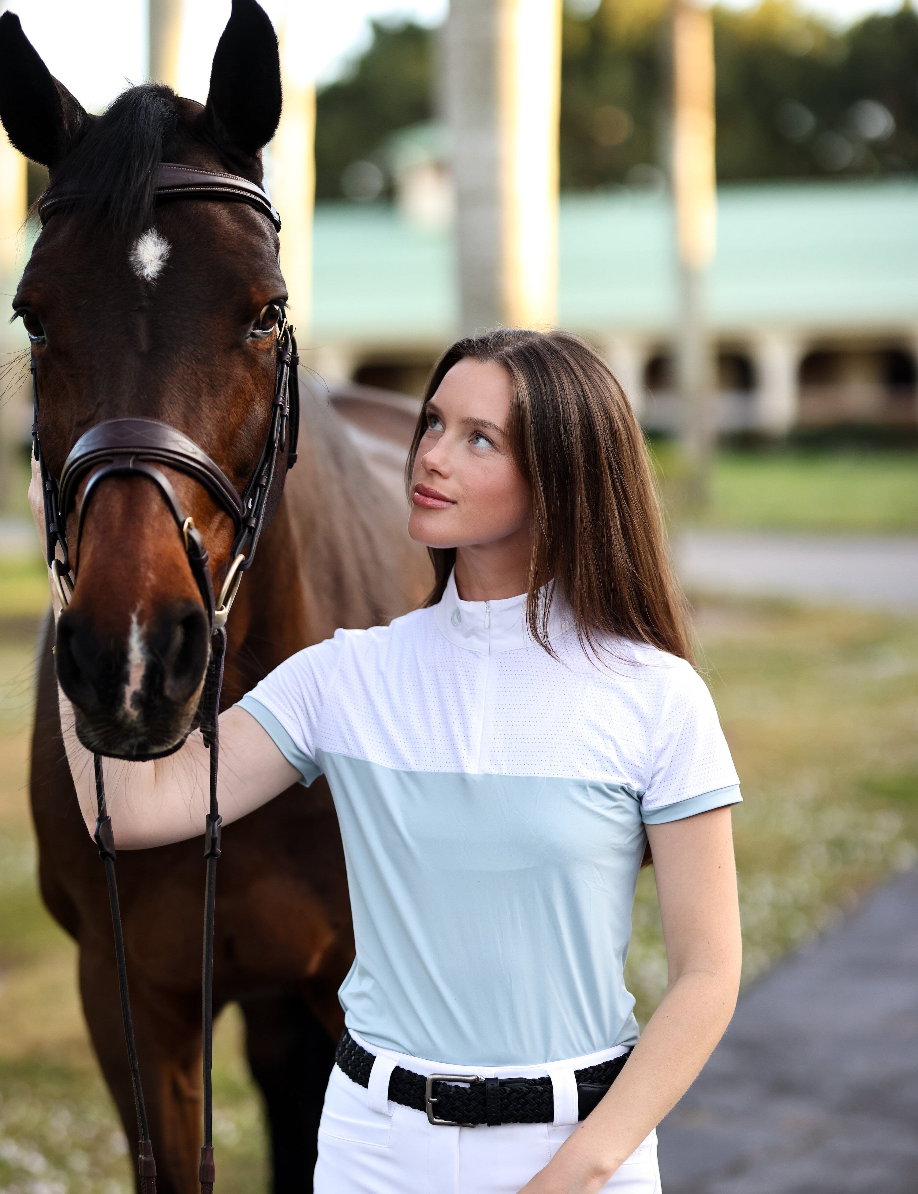 CRINIĒRE Holly Show Shirt | Seaglass - C R I N I Ē R E - Equiluxe Tack