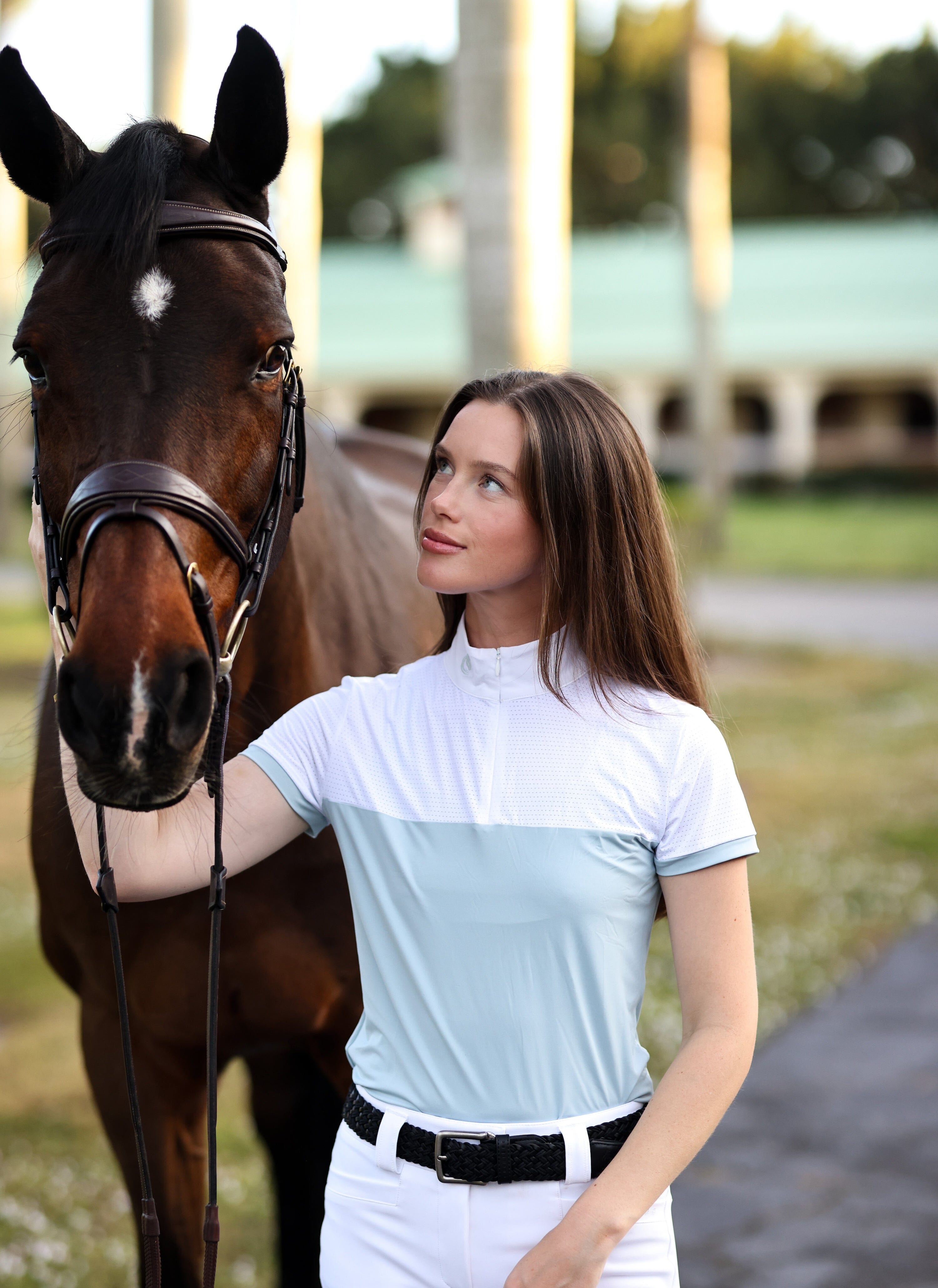 CRINIĒRE Holly Show Shirt | Seaglass - C R I N I Ē R E - Equiluxe Tack