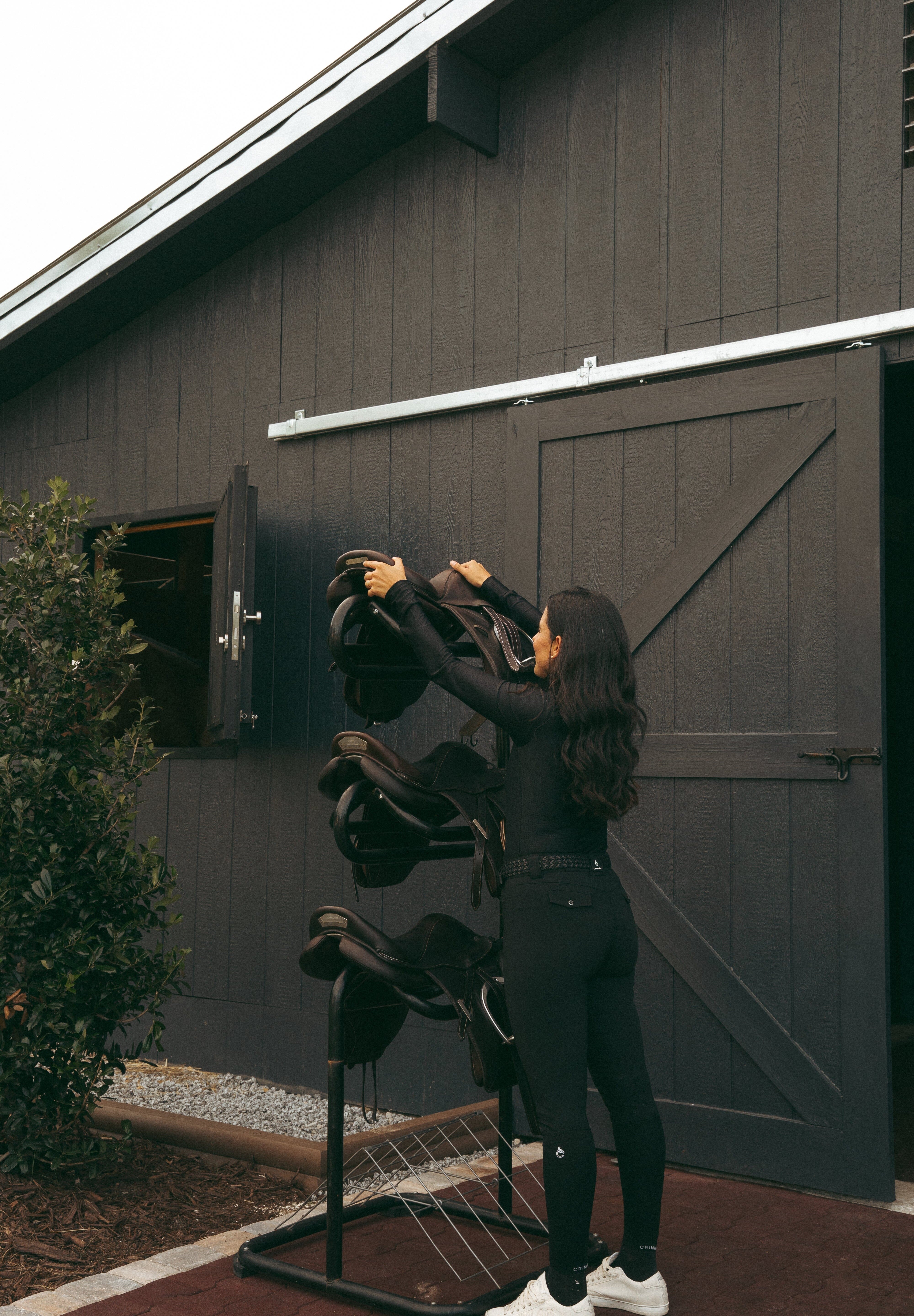 CRINIĒRE Juliette High Compression Breeches | Black - C R I N I Ē R E - Equiluxe Tack