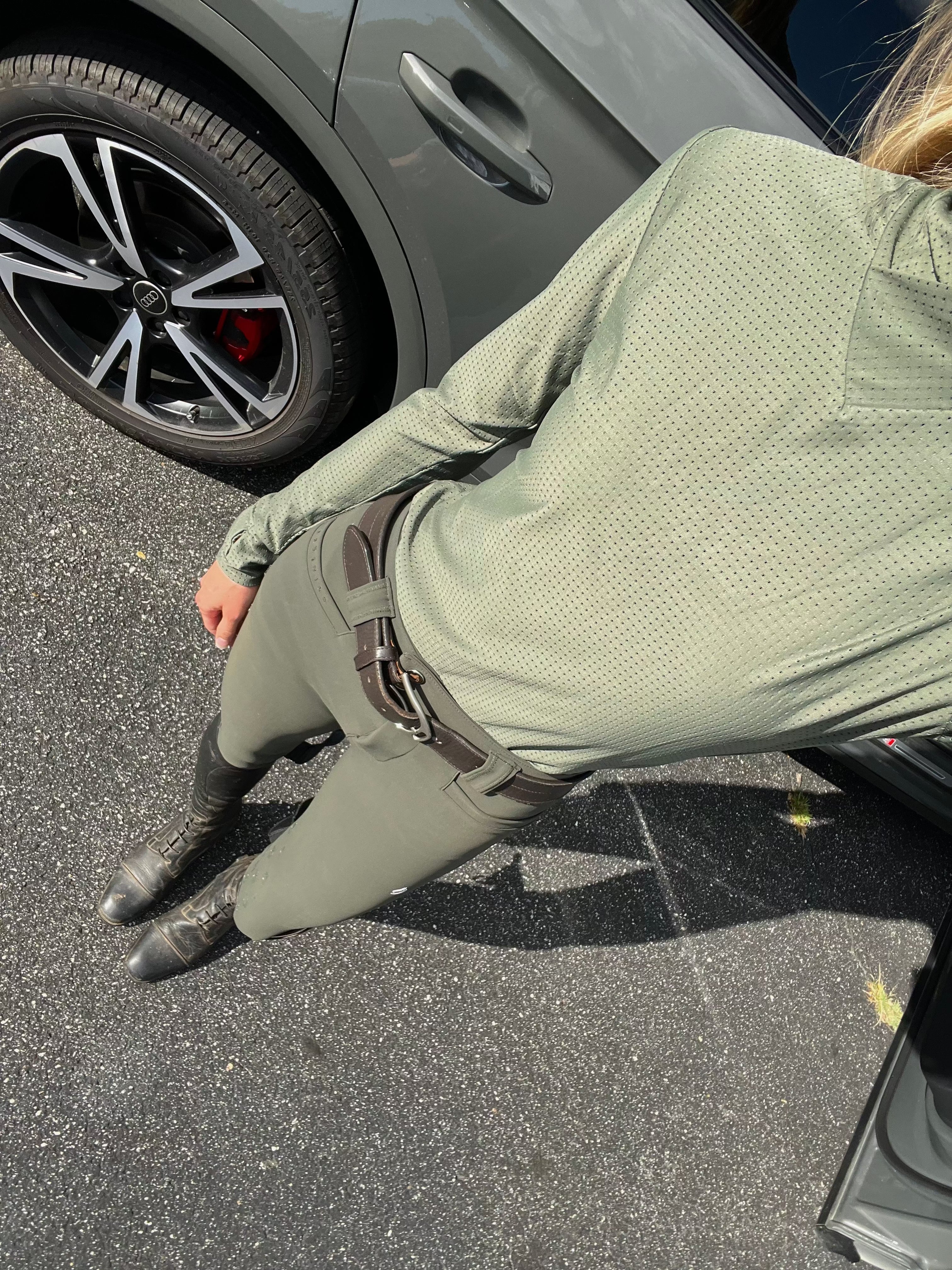 CRINIĒRE Juliette High Compression Breeches | Hunter Green - C R I N I Ē R E - Equiluxe Tack