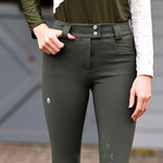 CRINIĒRE Juliette High Compression Breeches | Hunter Green - C R I N I Ē R E - Equiluxe Tack