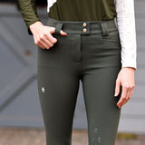 CRINIĒRE Juliette High Compression Breeches | Hunter Green - C R I N I Ē R E - Equiluxe Tack