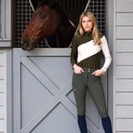 CRINIĒRE Juliette High Compression Breeches | Hunter Green - C R I N I Ē R E - Equiluxe Tack