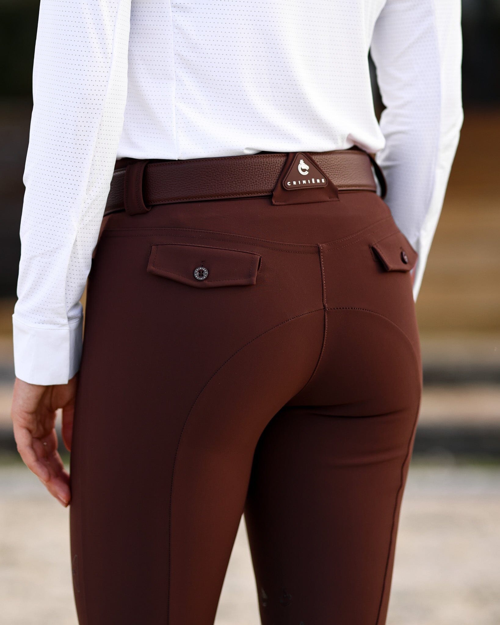 CRINIĒRE Juliette High Compression Breeches | Mocha - C R I N I Ē R E - Equiluxe Tack