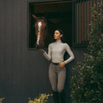 CRINIĒRE Juliette High Compression Breeches | Perfect Gray - C R I N I Ē R E - Equiluxe Tack