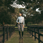 CRINIĒRE Juliette High Compression Breeches | Perfect Gray - C R I N I Ē R E - Equiluxe Tack