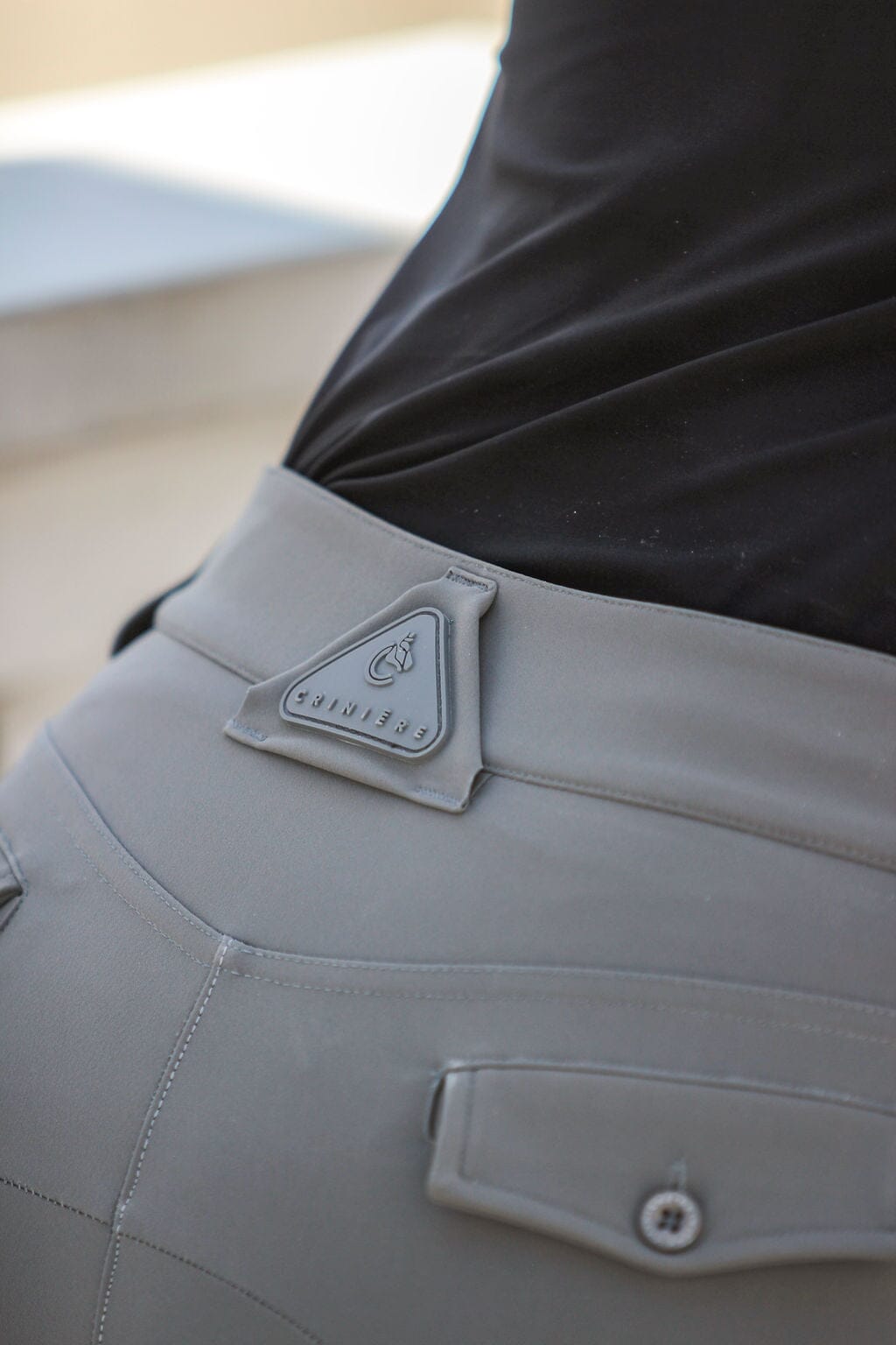 CRINIĒRE Juliette High Compression Breeches | Perfect Gray - C R I N I Ē R E - Equiluxe Tack