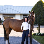 CRINIĒRE Juliette High Compression Breeches | Steel Blue - C R I N I Ē R E - Equiluxe Tack