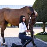 CRINIĒRE Juliette High Compression Breeches | Steel Blue - C R I N I Ē R E - Equiluxe Tack