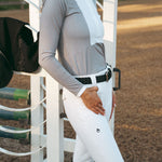 CRINIERE Juliette High Compression Show Breeches | White - Equiluxe Tack