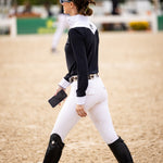 Criniere Juliette High Compression Show Breeches | White - C R I N I Ē R E - Equiluxe Tack
