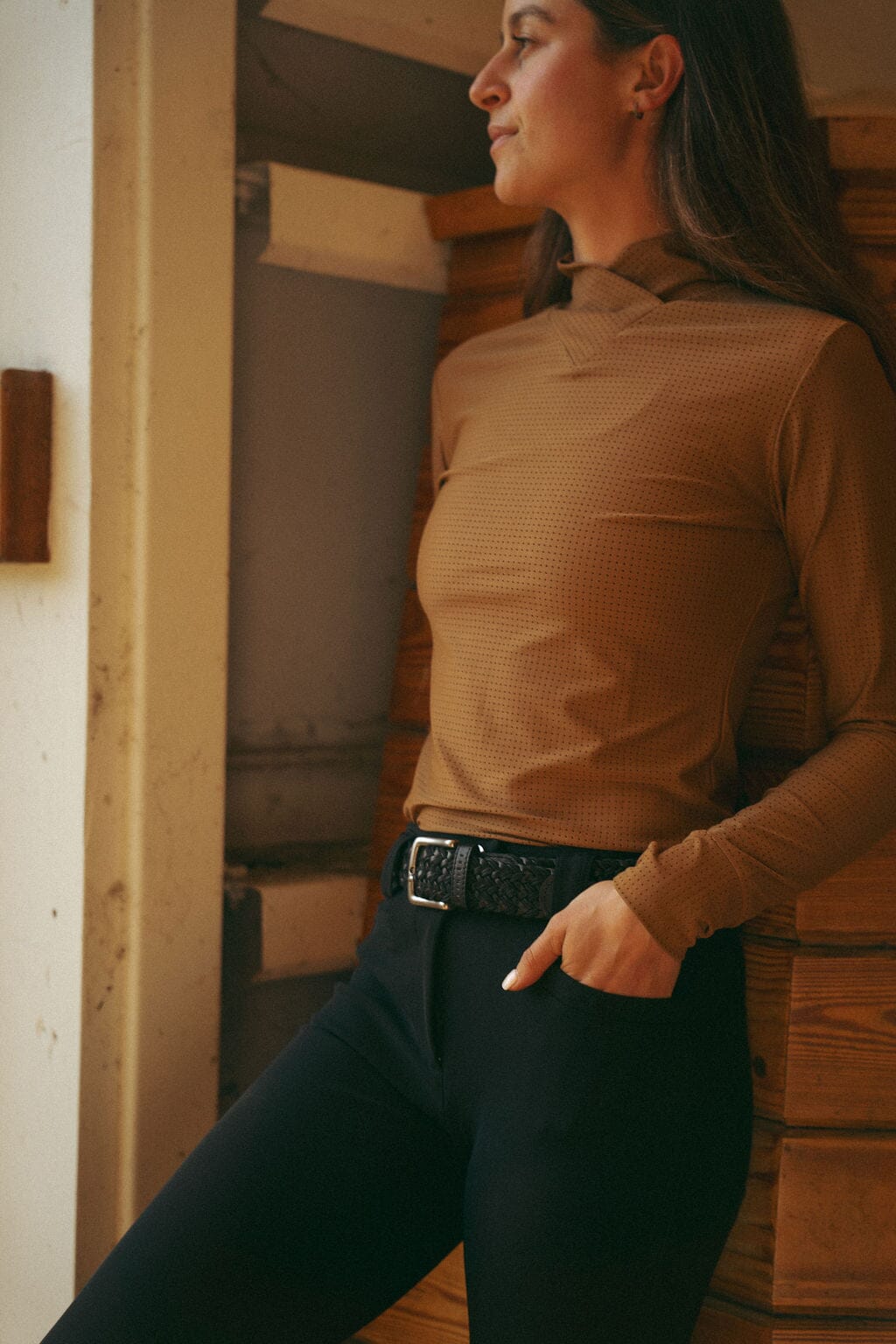 CRINIĒRE Kai Shirt | Bronze - C R I N I Ē R E - Equiluxe Tack