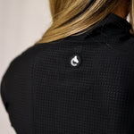 CRINIĒRE Kai Shirt Cap Sleeve | Black - C R I N I Ē R E - Equiluxe Tack