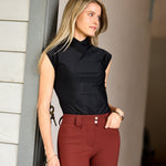 CRINIĒRE Kai Shirt Cap Sleeve | Black - C R I N I Ē R E - Equiluxe Tack
