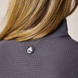 CRINIĒRE Kai Shirt Cap Sleeve | Graphite - C R I N I Ē R E - Equiluxe Tack