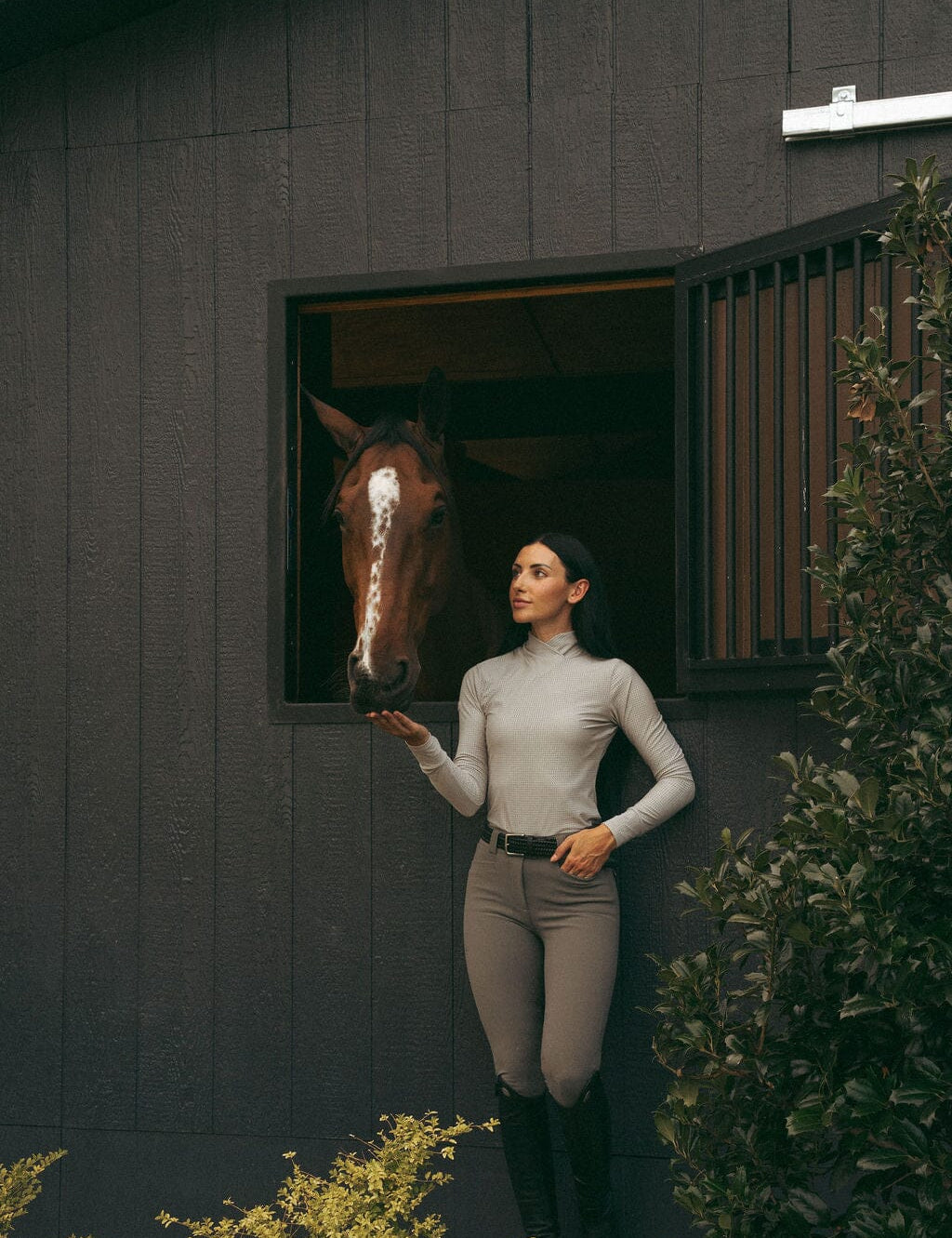 CRINIĒRE Kai Shirt | Dove Gray - C R I N I Ē R E - Equiluxe Tack