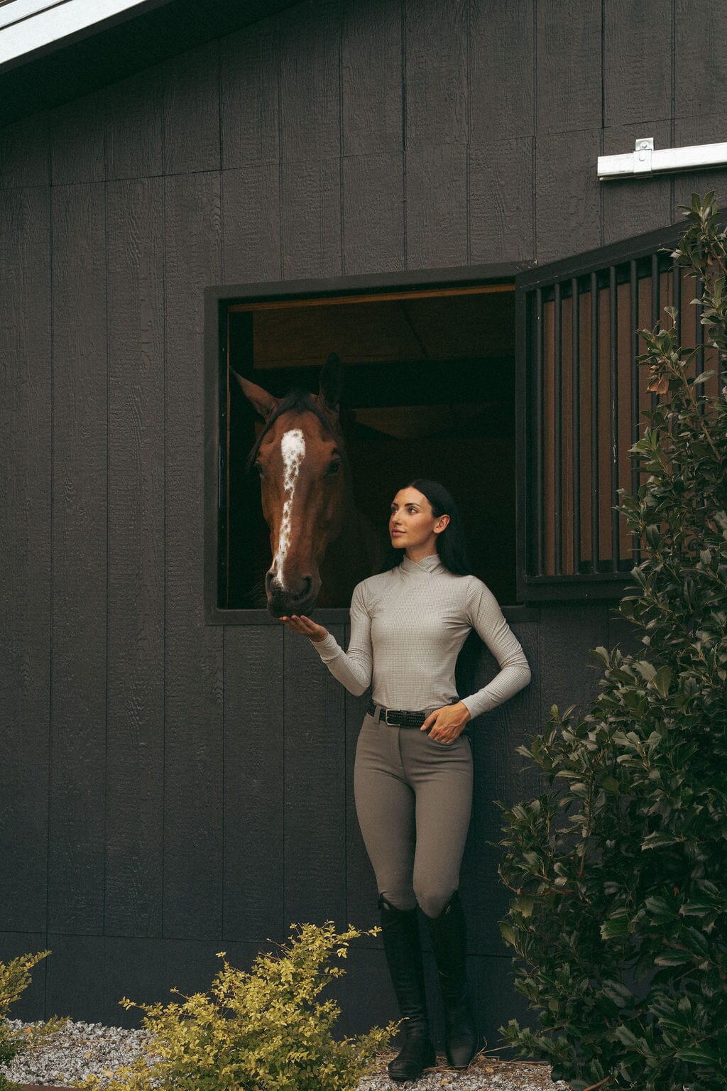 CRINIĒRE Kai Shirt | Dove Gray - C R I N I Ē R E - Equiluxe Tack