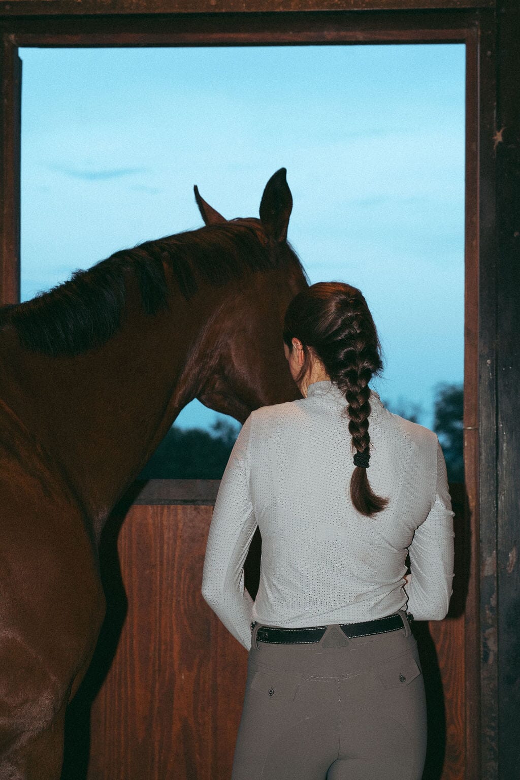 CRINIĒRE Kai Shirt | Dove Gray - C R I N I Ē R E - Equiluxe Tack