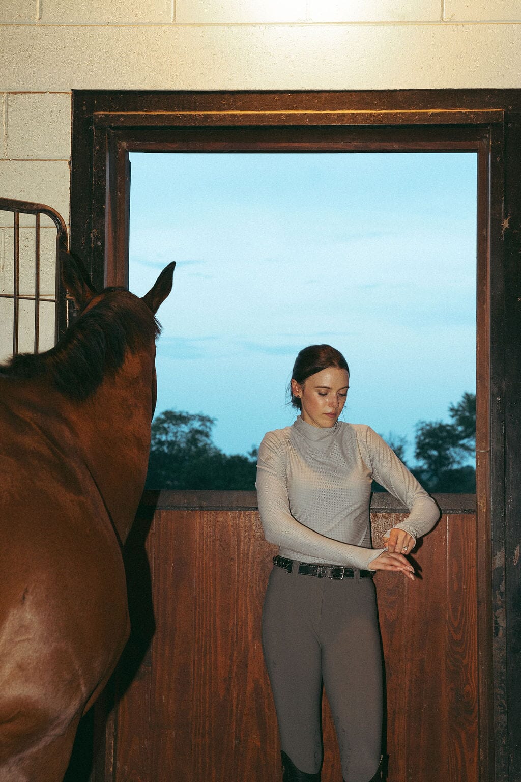 CRINIĒRE Kai Shirt | Dove Gray - C R I N I Ē R E - Equiluxe Tack